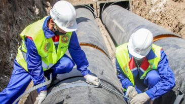 Lucrările de modernizare a rețelelor termice din str. Albișoara sunt la etapa finală