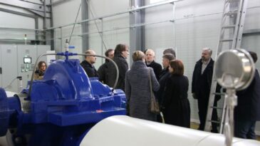 Delegație oficială a Băncii Mondiale, în vizită la Staţia de Pompare nr.1