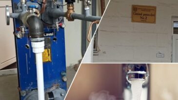 Două cămine pentru elevi din sectorul Buiucani, conectate la apă caldă