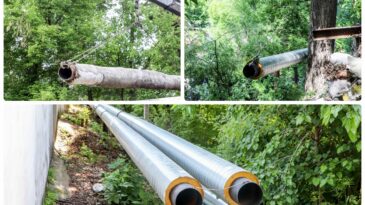 Lucrări complexe de modernizare a rețelei termice supraterane din str. Ion Vasilenco