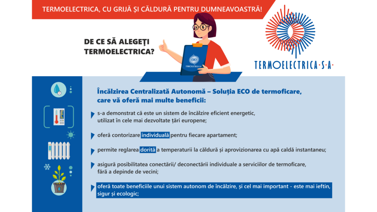  De ce să alegeți Termoelectrica?
