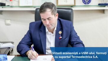 Viitorii economiști a USM-ului, formați cu suportul Termoelectrica S.A.