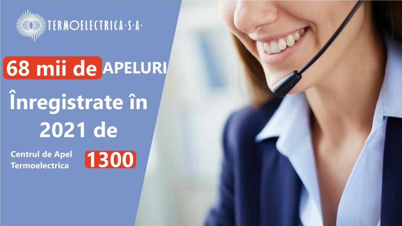  Termoelectrica: În 2021 am oferit cca 68 mii de consultații telefonice