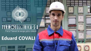 Eduard Covali: De 4 ani, îmi cronstruiesc viitorul, aici, ACASĂ, alături de Termoelectrica