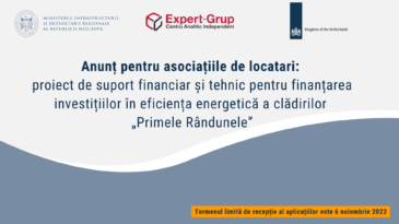 Apel de aplicare în cadrul Proiectului „Primele Rândunele”