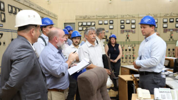 Delegație oficială – în vizită de informare la Termoelectrica