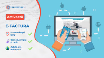 Economisește timp și energie cu E-FACTURA! Achită consumul de energie termică la doar un click distanță