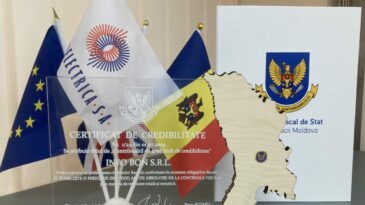 Serviciul Fiscal de Stat a decernat compania Info Bon SRL cu Certificat De Credibilitate cu atribuirea titlului de „Contribuabil cu grad înalt de credibilitate”