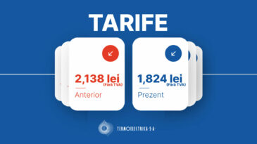 Tarifele pentru energia termică și cea electrică au fost micșorate