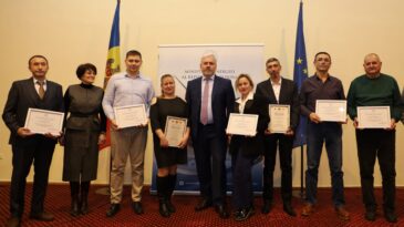 O echipă de profesioniști din cadrul „Termoelectrica” S.A. a fost menționată cu Diplome de Onoare din partea Agenției Proprietății Publice și Ministerului Energiei al Republicii Moldova pentru contribuția remarcabilă în domeniu energetic al țării