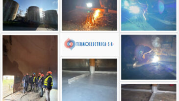 La Stația de Pompare nr. 21, după mai bine de 40 de ani de la instalare, a fost reparat un rezervor de apă tratată cu capacitatea de 1000 m3