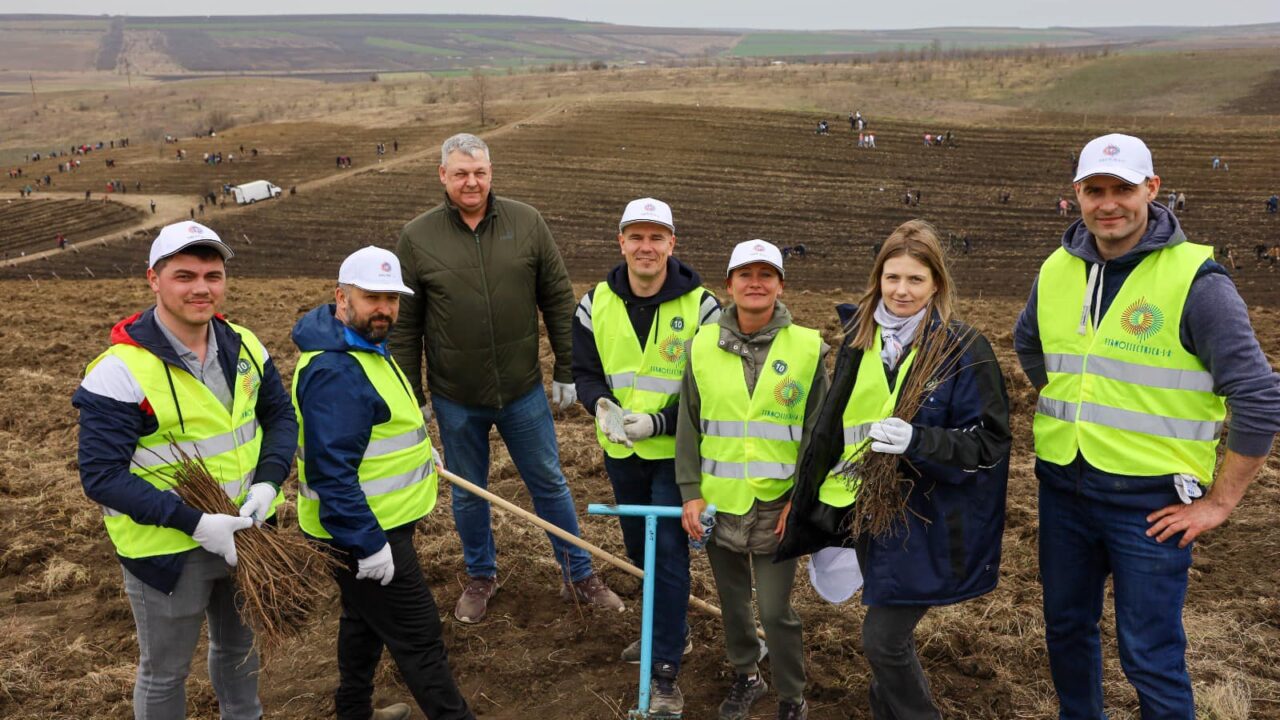  Echipa Termoelectrica S.A. s-a alăturat Campaniei naționale „Generația Pădurii”, lansată de Ministerul Mediului al Republicii Moldova