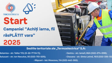 Start Campaniei “Achiți iarna, fii răsPLĂTIT vara”, ediția 2025