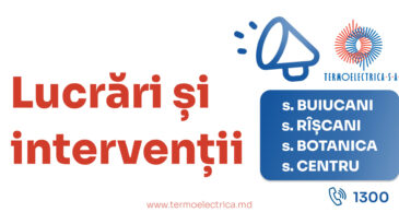 ANUNȚ IMPORTANT: Sistări temporare ale livrării apei calde menajere în mai multe sectoare din capitală