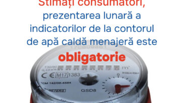 În atenția consumatorilor de apă caldă menajeră