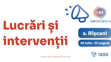 Lucrări programate de testare cu presiune și reparație a rețelelor termice în sectorul Rîșcani al capitalei