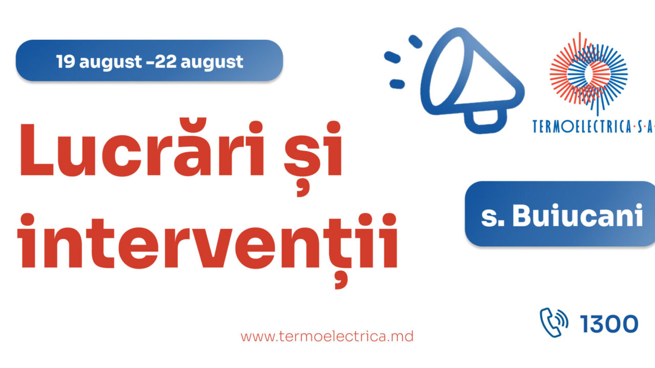  Lucrări programate de testare cu presiune și reparație a rețelelor termice în sectorul Buiucani al capitalei
