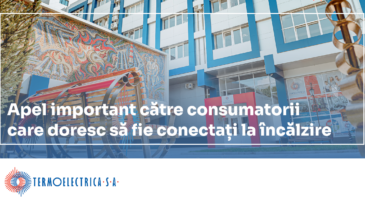 Apel important către consumatorii care doresc să fie conectați la încălzire