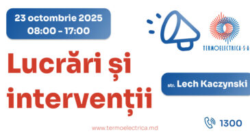 Lucrări de reabilitare a rețelei termice avariate din zona Telecentru a sectorului Centru