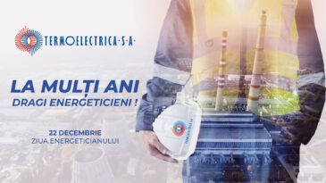 Mesajul de felicitare al dlui Iurie RAZLOVAN, Director General al „Termoelectrica” S.A., cu prilejul Zilei Energeticianului