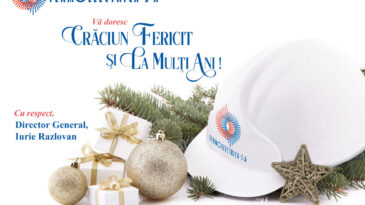 Mesajul de felicitare al dlui Iurie Razlovan, Director General al „Termoelectrica” S.A., adresat cu prilejul sărbătorilor de iarnă
