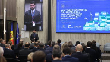 Directorul General al „Termoelectrica” S.A., dl Iurie Razlovan, a participat  la Conferința Investitorilor, dedicată noii licitații pentru energie eoliană terestră și sisteme moderne de stocare a energiei în baterii (BESS)