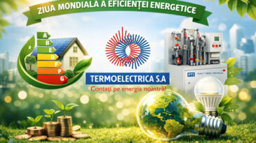 Rezultate vizibile de eficiență energetică: economii reale pentru consumatorii „Termoelectrica” S.A.