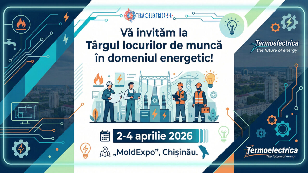  „Termoelectrica”  S.A. vă invită la Târgul locurilor de muncă dedicat sectorului energetic