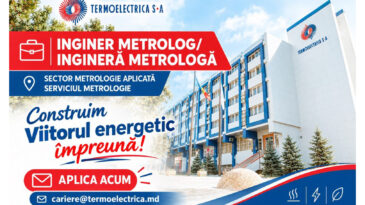 Anunț de angajare pentru funcția de Inginer metrolog/ Ingineră metrologă,